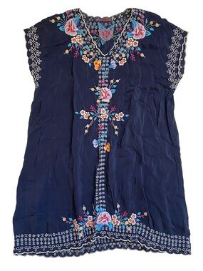 Johnny Was Keva Floral Embroidered Tunic/Dress